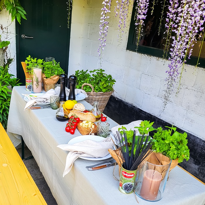 Mediterraanse tafel sfeer huren | Tafel Beleving