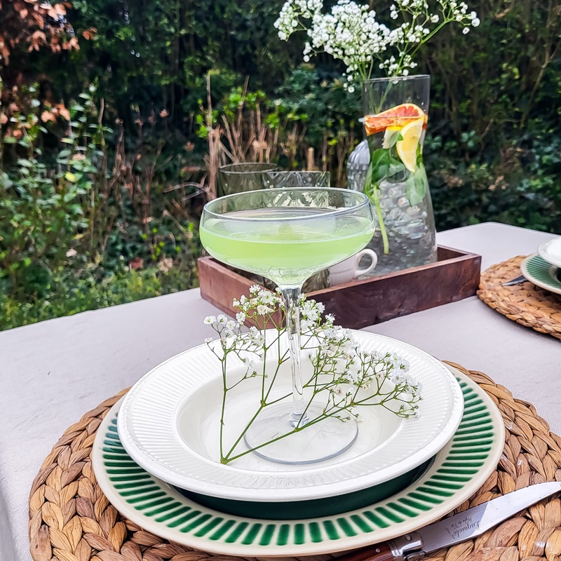 Coctailglas met apperetief erin | Tafel beleving