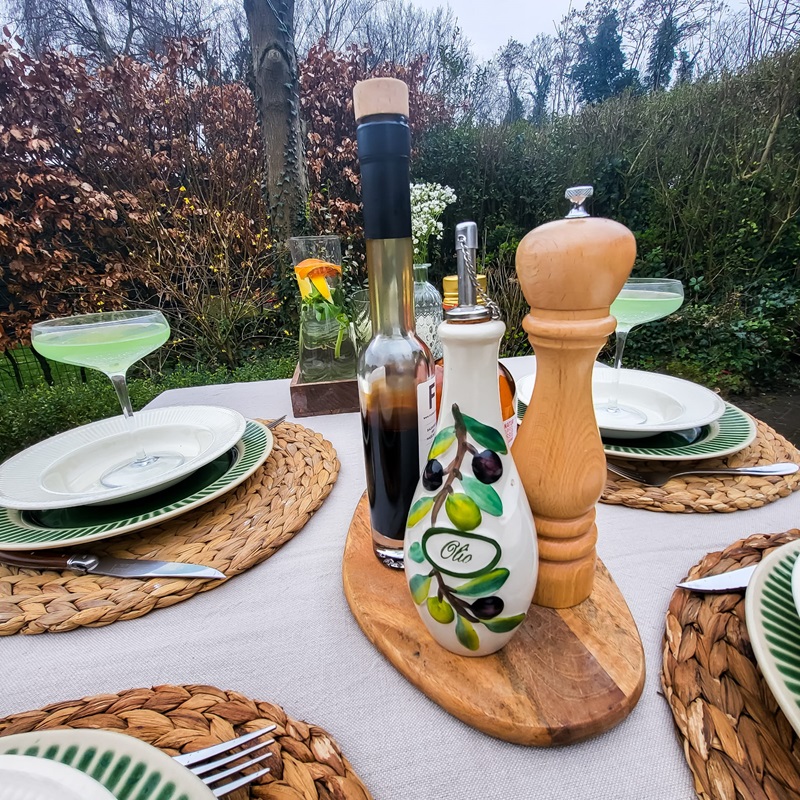 peper - zout - olie op tafel | Tafel beleving