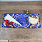 Keramieken borrelplank in blauwe kleur | Tafel beleving