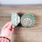Keramiek groen schaaltje Italiaans design | Tafel beleving
