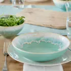soep en salade kom aqua kleur - taormina costa nova tafel beleving