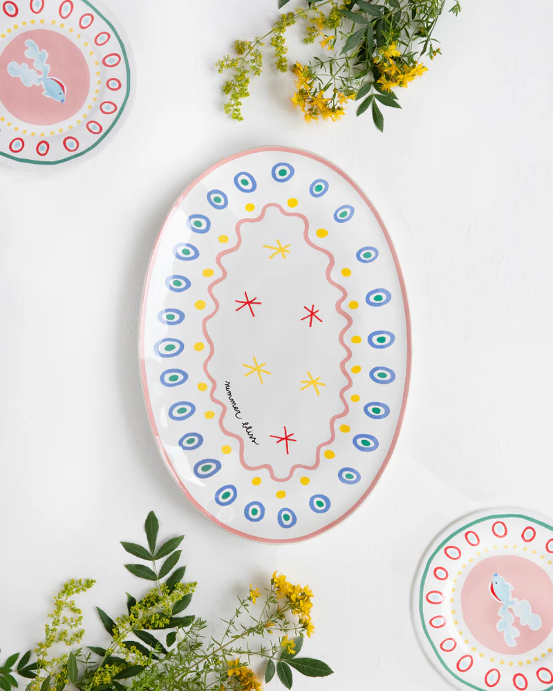 Tafel beleving Ovale serveer schaal Summer Bliss